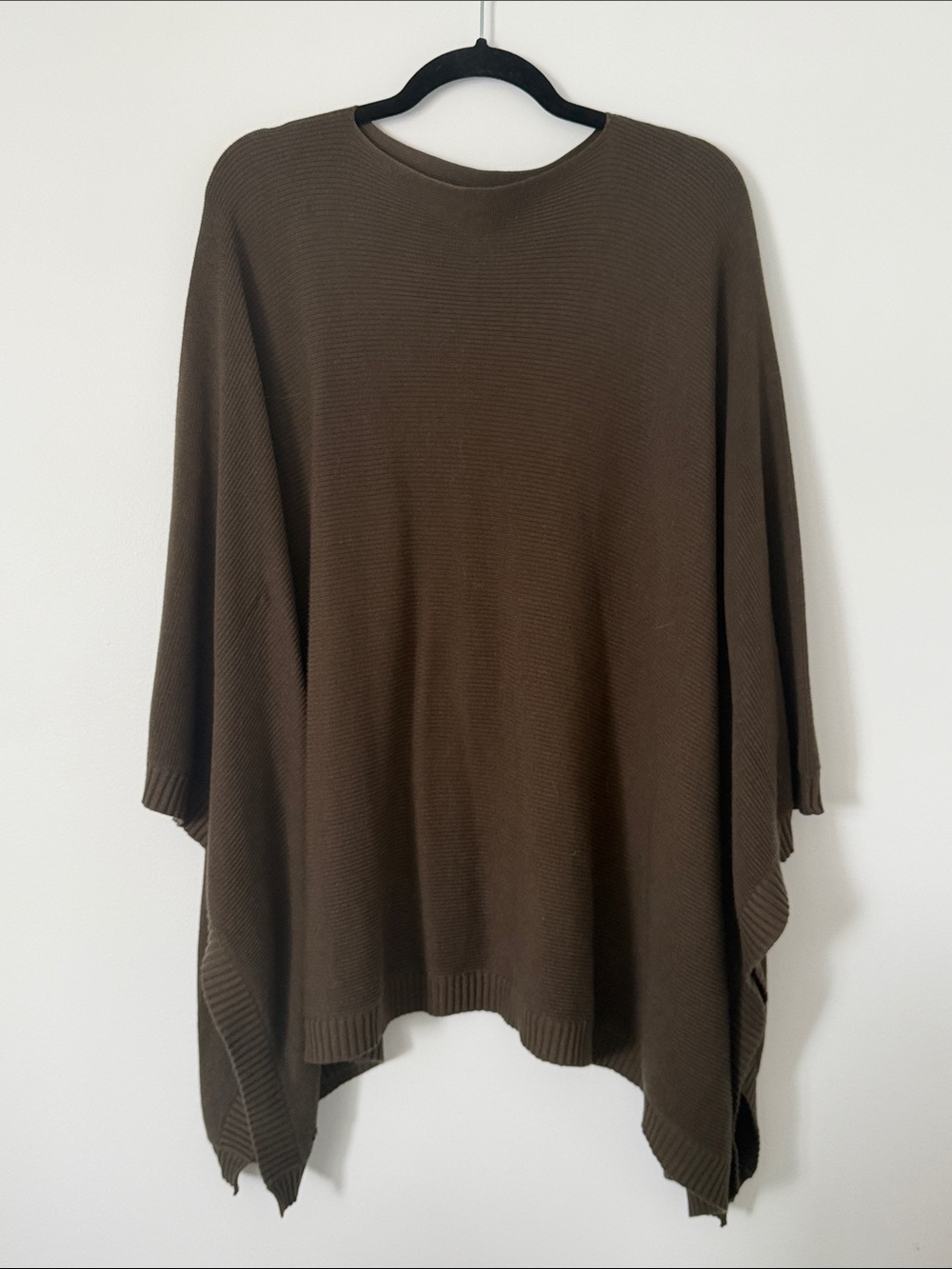 Lululemon Brown Knit Sweater Poncho